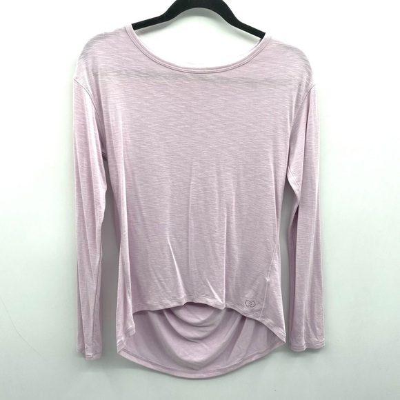 CALIA by Carrie Underwood Tops - Calia by Carrie Underwood pink draped back activewear woman running tee XS